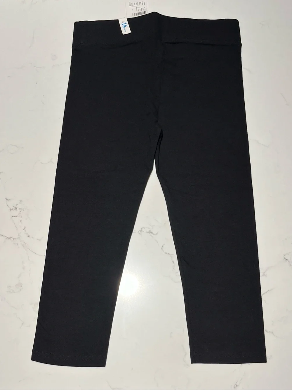 Justice • 14 • Girl’s Solid Black Cotton Capri Leggings
